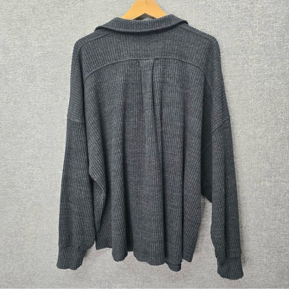 Joah Brown Deep V Plunge Pullover - Picture 8 of 9